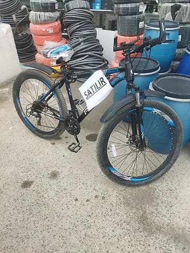 motorlu velosipet: Dağ velosipedi – 26” təkərlər, disk əyləclər, amortizatorlu ön çəngəl — 2