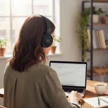 Yeni Simsiz (Bluetooth) Qulaqcıqlar, JBL, rəng - Qara