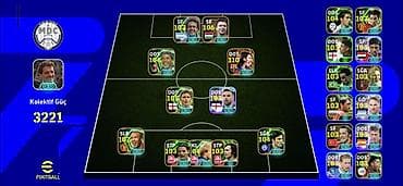 satılık playstation 4: EFootball hesabı – güclü heyət və elit menecerlər 310 + oyuncu 13 — 1