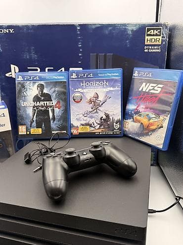 аренда playstation 4: 🎮 PlayStation 4 Pro (PS4 Pro) – Full Komplekt Satılır 📦 Komplektdə — 2