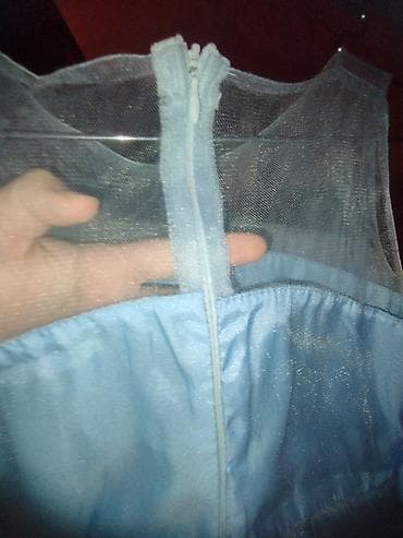 toy donlari 2024: İlk növbədə qeyd edək ki, paltar 1 dəfəgeyinili. Mavi rəngdə şifon/til — 1