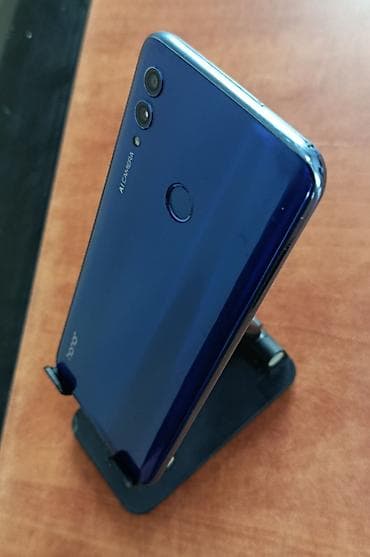 iphon 6 plus: Honor 10 Lite, 64 GB, rəng - Göy, Barmaq izi — 2
