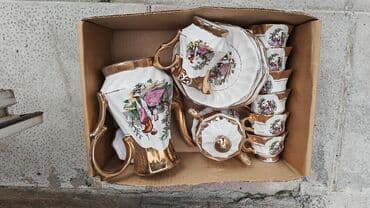 Канцтовары: Чайный набор, цвет - Белый, Фарфор — 3