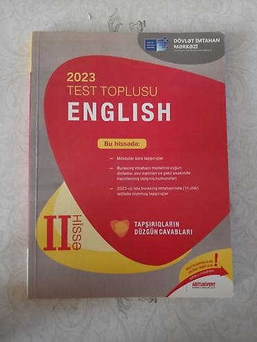Buraxlış imtahanına hazırlaşmaq üçün ingilis dili test toplusu 2023 cü — 3