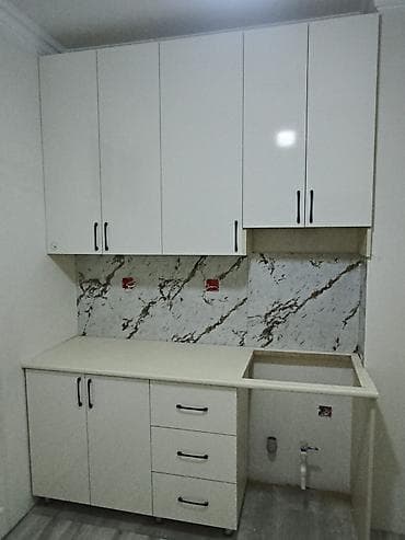 roza: Sifarişlə mətbəx dəsti, Özü çəkən petlələr, Mat laminat, Kredit var, Pulsuz çatdırılma — 3