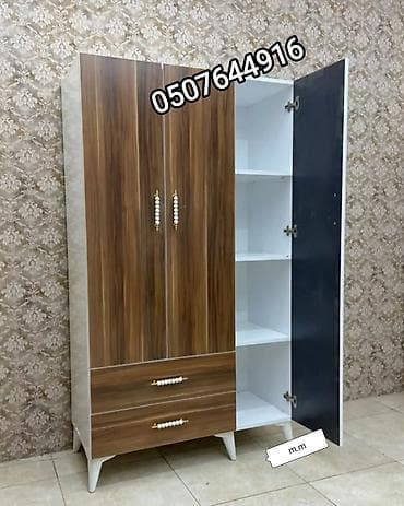 metbex skaf: Yeni, 4 qapılı, Güzgülü, Ağ, Digər material, Açılan, Düz dolab — 6