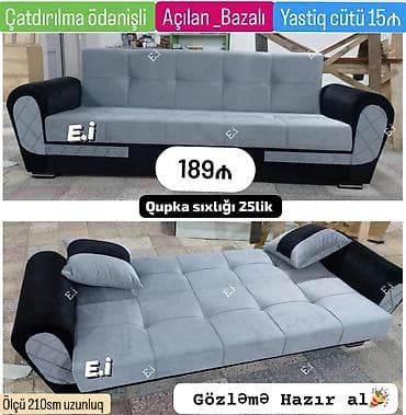 Di̇van-kravat, Açılan, Bazalı, Parça, Ödənişli çatdırılma