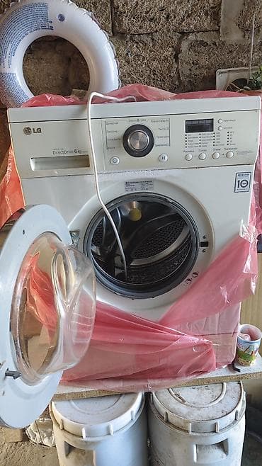 ipad 6: LG paltaryuyan maşın – Inverter Direct Drive 6 kq Xüsusiyyətlər: - Ön — 1