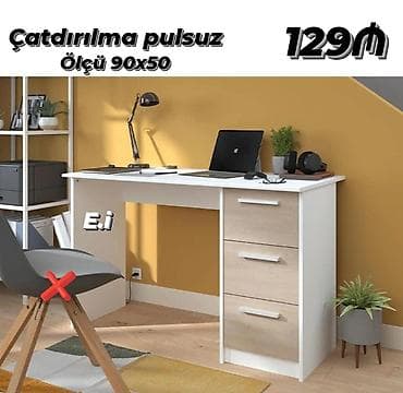 Kompüter masası, Açılmayan, Dördbucaq masa