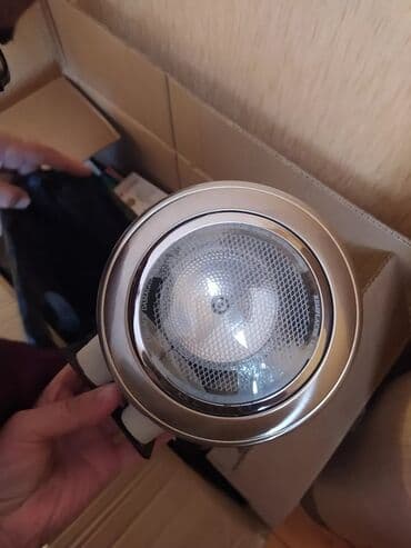 rəngli lampalar: İşıqlandırma üçün nəzərdə tutulmuş, metal korpuslu, dairəvi formalı — 3