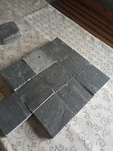 dekor kafeller: Təbii daş üzlük və döşəmə plitələri - Material: təbii daş (şifer və — 6