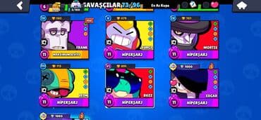 Digər kolleksiyalar: Brawl Stars hesabı – yüksək göstəricilər və zəngin kolleksiya Profil — 13
