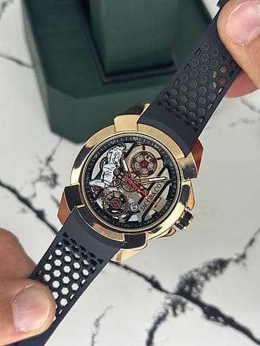 bil: Jacob & Co skeleton üslublu qol saatı - Korpus: qızılı tonlu — 1