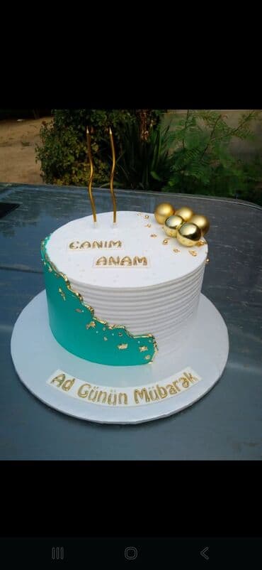 karaca tort qabı: Mövsümi dekorlu, fərdi dizayn tortlar - Stil: Minimal və “naked cake” — 3