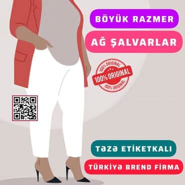 qaqa şalvarı: 🇹🇷 Qadın şalvarları ✔️ TƏZƏ ORİGİNAL klassik, parça, cins, dəri — 1