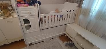 korpe carpayisi: Oğlan və qız üçün, Dördbucaq, Beşik, Dəstsiz, Matrassız, Yellənmə mexanizmsiz — 1