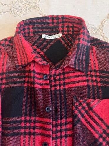 детские юбки в клетку: Məhsul: DeFacto uşaq flanel köynəyi - Yaş/ölçü: 9-10 yaş (CM 134-140 — 2