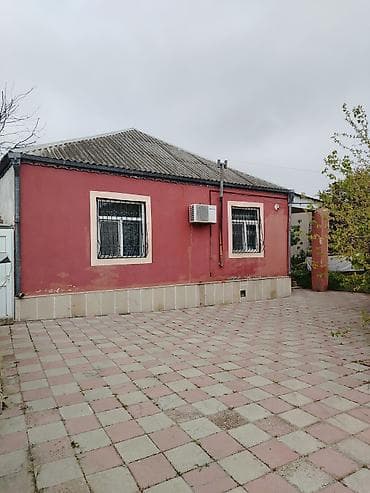 bineqedi ucuz heyet evleri: 1 mərtəbəli həyət evi - Plan: Eyvanlı giriş, 1 mərtəbə, 4 otaqlı 3 — 1