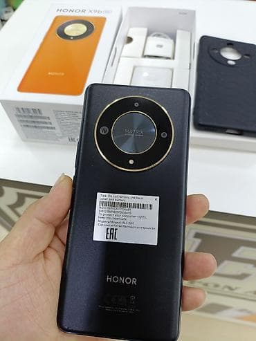 mingecevir telefon: Honor X9b, 256 GB, rəng - Qara, Barmaq izi — 2