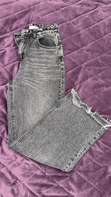 Джинсы, Zara, S, M, XS, цвет - Серый