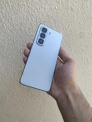 smart saat sim kart: Infinix HOT 50 Pro, 256 GB, rəng - Ağ, Simsiz şarj — 3