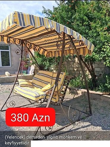 balışlar: Hasır toxunuşlu yelləncək kreslo - Dizayn: Yumurtavari asma — 3