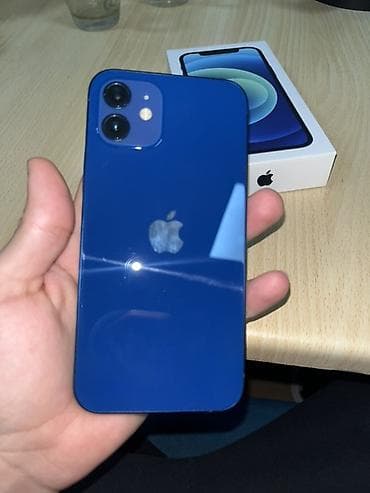 Компьютеры, ноутбуки и планшеты: IPhone 12, 128 ГБ, Голубой, Face ID — 1