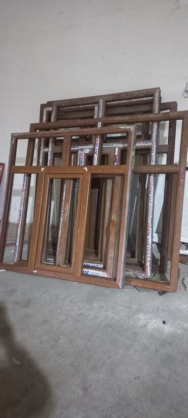 оконные рамы бу: İşlenmi̇ş plasti̇k pəncərələr. 
120x160=100 man — 3