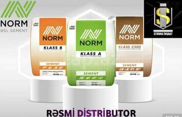 семент: Sement, A-Klass, M-400, Norm, Pulsuz çatdırılma, Kredit yoxdur — 1