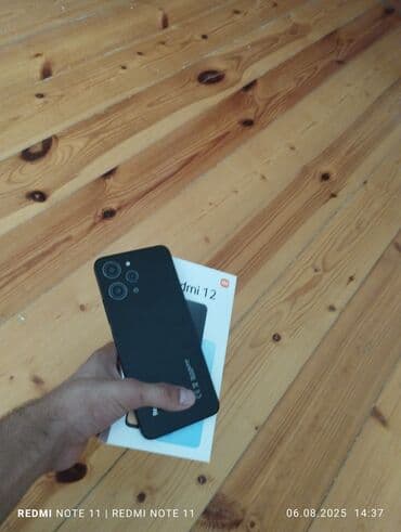 Redmi: Redmi 12, 128 GB, rəng - Qara