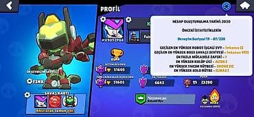 Brawl Stars hesabı – yüksək göstəricilərlə dolu full kolleksiya -
