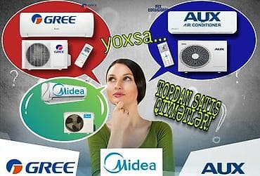 aysberq kondisioner: Mi̇dea_aux_gree kondisionerlərinin topdan-pərakəndə və kredi̇tlə — 1