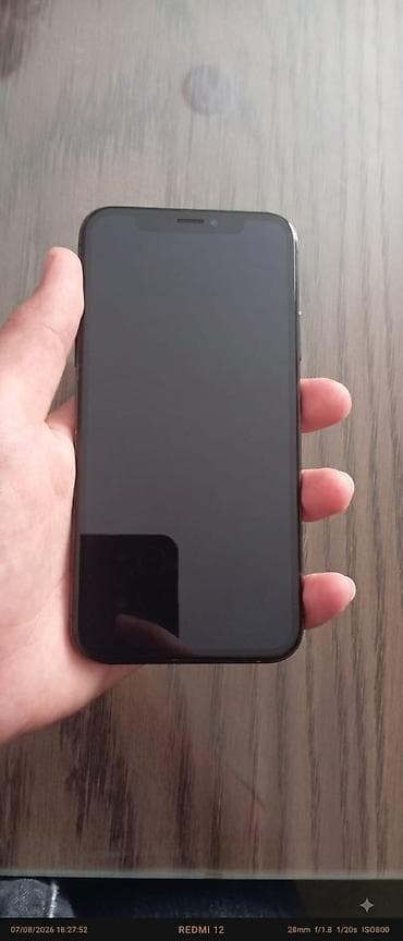 apple m1: IPhone X, 64 GB, Qara, Simsiz şarj — 2