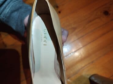 туфли новая не разу не одевала: Tuflilər, Gucci, Ölçü: 38, rəng - Bej, İşlənmiş — 3
