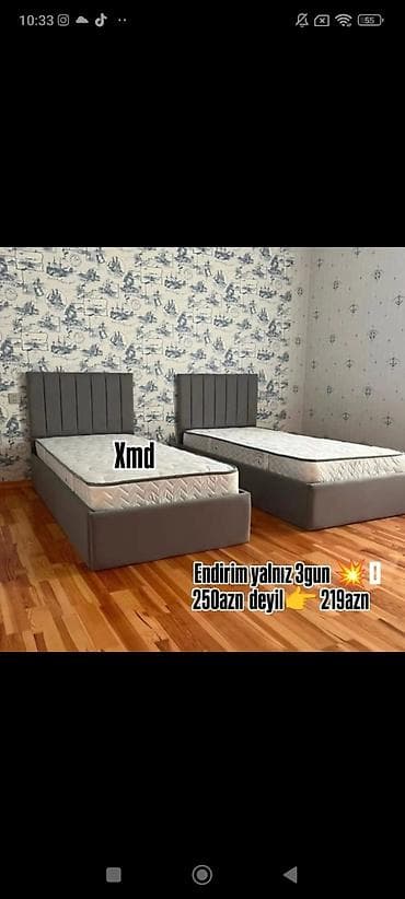 Ev üçün mebel: Məhsul 1: 4 çekmecəli komod - Ölçülər: H100 × E80 × D40 sm - Rəng — 2