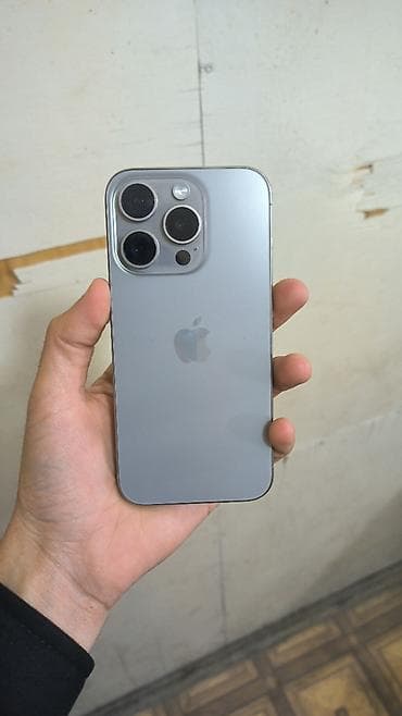 pes 13 oyun: IPhone 15 Pro, 128 GB, Natural Titanium, Qırıq, Face ID — 1
