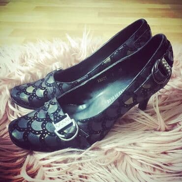 Çəngəllər: Tuflilər, Ölçü: 36, rəng - Qara, İşlənmiş — 9