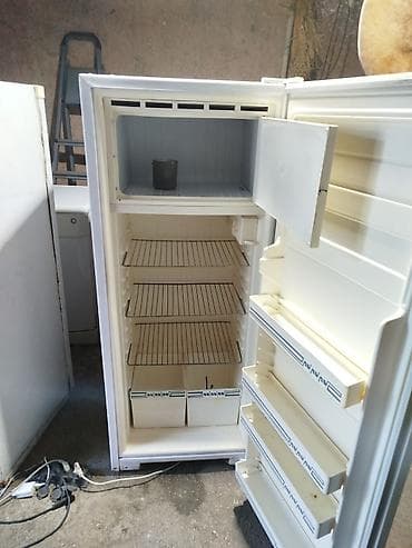 2 qapili soyuducu: İşlənmiş 1 qapılı Cinar Soyuducu Satılır, rəng - Ağ, Təkərli — 3