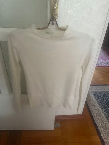 jaketler qadin ucun: Sviter, M, rəng - Ağ — 1