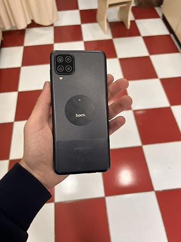 samsung soyuducu: Samsung Galaxy A12, 64 GB, rəng - Qara, Barmaq izi, İki sim kartlı — 2