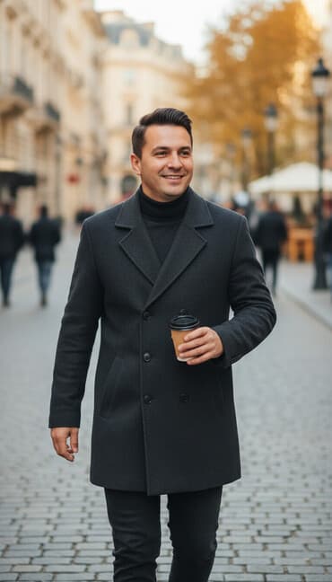 Kişi üçün palto — 1