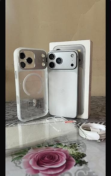 смарт часы с сим картой: IPhone 17 Pro Max, 512 ГБ, Белый — 1