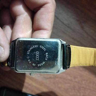 Eynəklər: Qol saatı, Gucci, rəng - Qara — 3