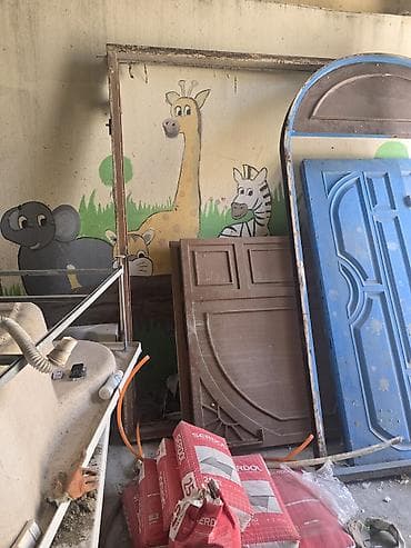 qapi plastik: 2 ədəd dəmir qapılar çox keyfiyyətli çərçivəsi şvellerdən qapılar — 2