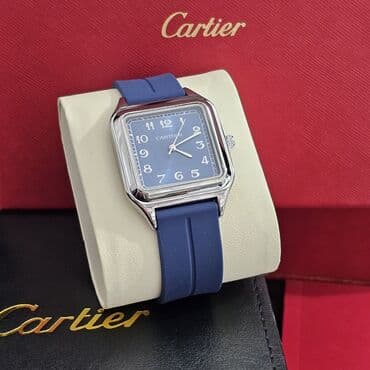 takema saat: Yeni, Qol saatı, Cartier, rəng - Göy — 2