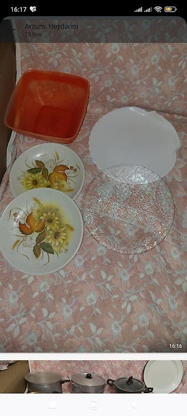 unitaz qapağı: Mətbəx üçün müxtəlif qazan və tavalar dəsti - Fərqli ölçülərdə qazan — 6