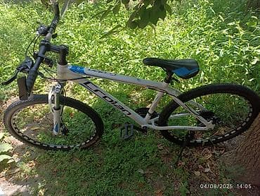 Детские велосипеды: Crolan 808 dağ velosipedi - Çərçivə: Alüminium, ağ rəng, mavi-boz — 5