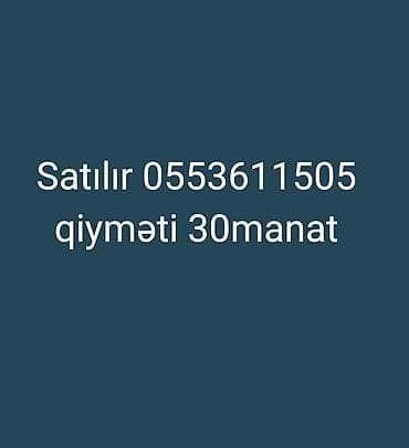 Ev üçün digər mallar: Satılır qiyməti 30manat 0553611505 — 1
