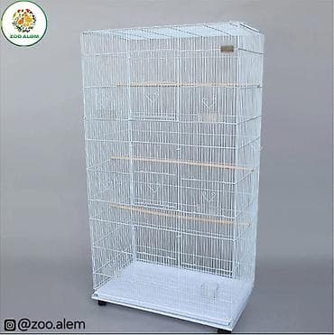 гриз бар: Böyük ölçülü tutuquşu qəfəsi - Ölçülər: 150 sm hündürlük, 78 sm en, 46 — 4