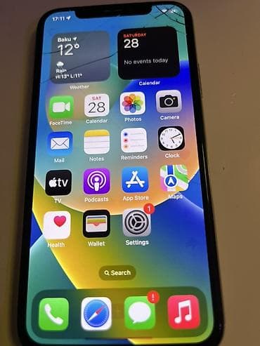 xr ikinci el: IPhone X, Gümüşü — 7
